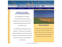Tablet Screenshot of harvestmarketing.bc.ca